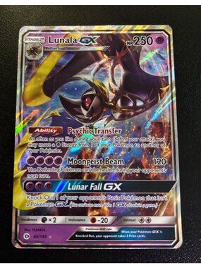 Lunala GX 66/149 Holo Rare Sun & Moon Pokémon TCG Card 2016